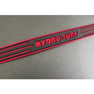 《HT-TS51K0121》HYDRO-TURF GUNNEL MAT ガンネルマット BLK/RED 2本組 1mx6cm ブラック/レッド 両面テープ付き