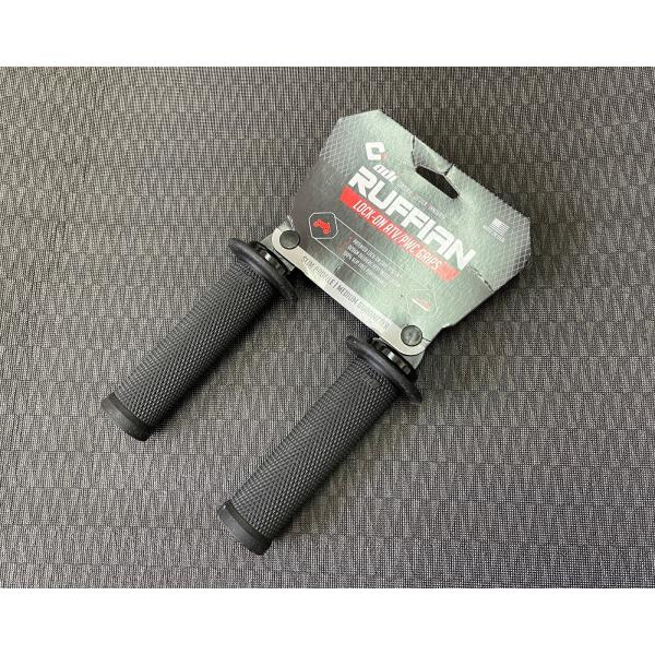 《J33RFB-B》ODI Ruffian Grips V2.1 Black 125mm ルフィアン...