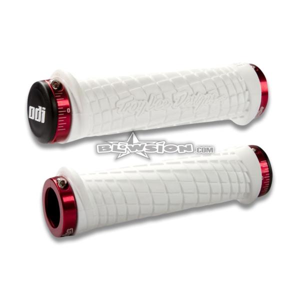 《L30TLW-R》odi Tloy Lee Lock-On Grips  White/Red トロ...
