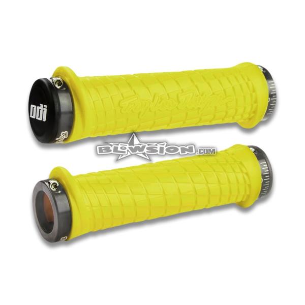 《L30TLY-G》odi Tloy Lee Lock-On Grips Yellow/Gray ト...