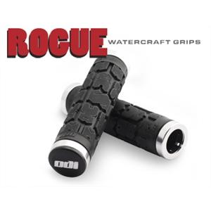 《L31RGB-S》odi Rouge No-Flange Lock-On Grips ブラック/シルバー ローグ ノーフランジ 130mm｜lxxi