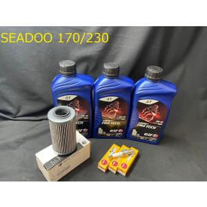 《OIL-SD230-KIT-001E》ELF SEADOO シードゥ 170/230 5W-40 オイルメンテナンスセット GTI/GTR/RXT/GTX｜lxxi