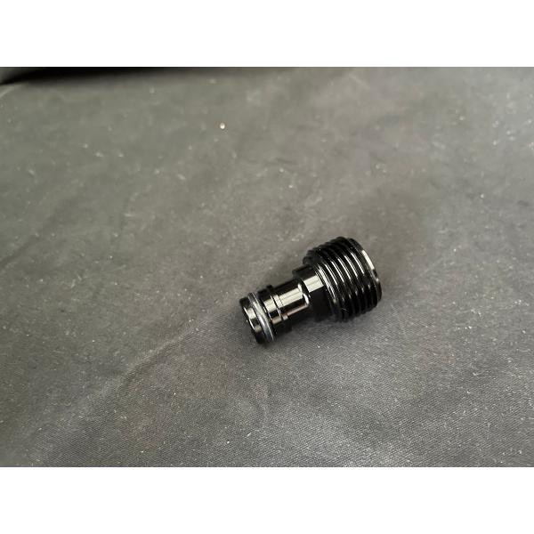 《UL18003BK》UNLIMITED ビレットフラッシュフィッティングアダプター ブラック カワ...