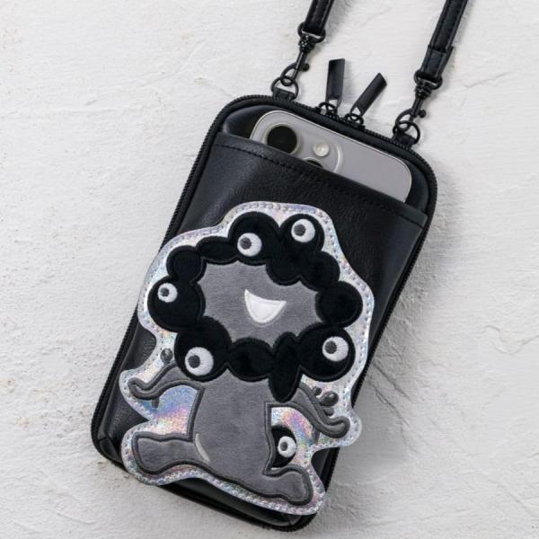 【モノクロver.】大阪・関西万博 公式 キャラクター ミャクミャク スマホポシェット BOOK ム...