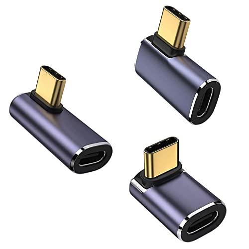 LIANHATA USB4.0 Type C 変換 アダプター 曲げ3種類セット 左右 90° L字...