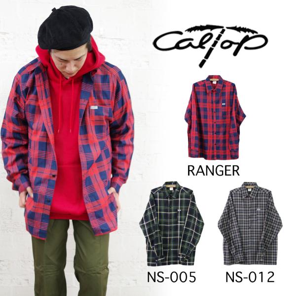 20%OFF FLANNEL L/S SHIRT CalTop キャルトップメンズ シャツ チェック...