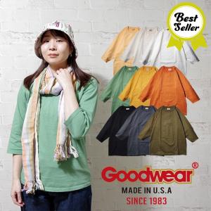 GOODWEAR (グッドウェア) Made In USA 3/4 RAGLAN TEE アメリカ製 3/4 ラグラン T｜lymeondish