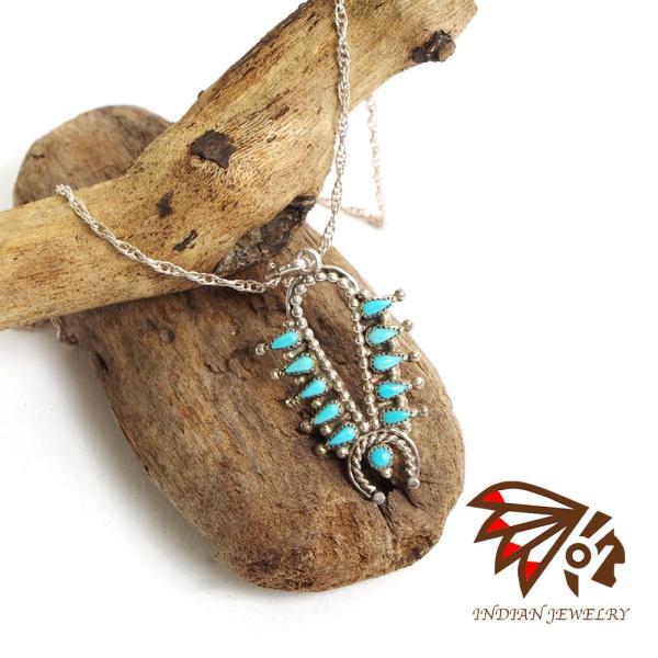 INDIAN JEWELRY インディアンジュエリー ZUNI NAJA style pendant...