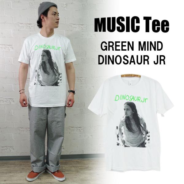 GREEN MIND-DINOSAUR JR MUSIC Teeメンズ Tシャツ 半袖 夏 ゆったり...