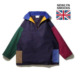 NEWLYN SMOCKS (ニューリンスモック) V Neck Smocks Side Pk Multi Color ブイネックスモック サイドポケット マルチカラー｜lymeondish