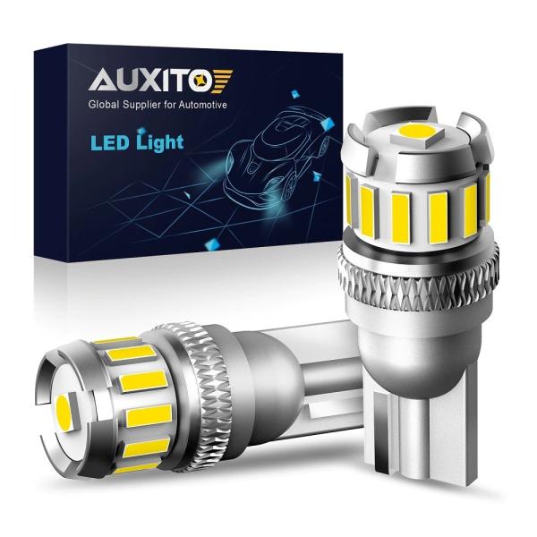 AUXITO T10 3030SMD 4014SMD ホワイト 6500k 2個セット LEDバルブ...