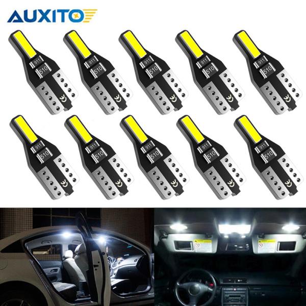 10個入り10個セット AUXITO T10 2チップ 7020SMD ホワイト 6000k 10個...