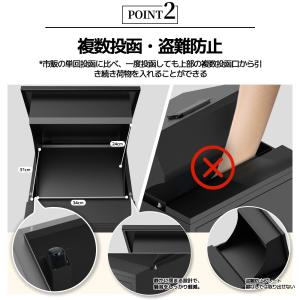 宅配ボックス スポスト複数投函 一戸建て 一体...の詳細画像3