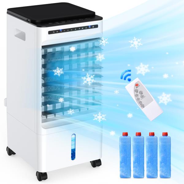 冷風機 扇風機 冷風扇 サーキュレーター 冷風 静音 省エネ 電気代 節約 1秒冷却 タイマー 5L...