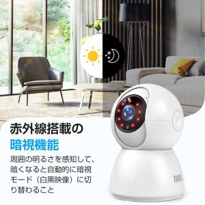 見守りカメラ 防犯カメラ 屋内 家庭用 カメラ...の詳細画像5