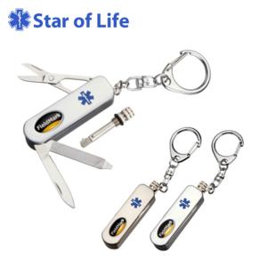 【クリックポスト発送】Star of Life スターオブライフ カークス ４つのミニツール＆メタルマッチ ポケットナイフ ヤスリ ドライバー 2827-26 2827-27｜m-and-agency