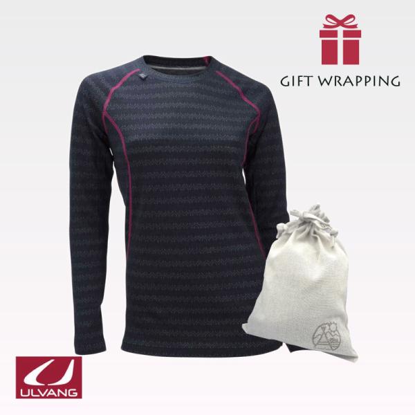 【ギフト袋に入れてお届け】 Ulvang 高級ウール 冬用スポーツ 防寒インナー メリノウール ジャ...