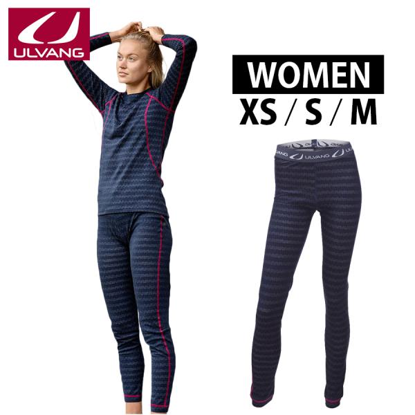 Ulvang ウルバン メリノウール ジャガードニット パンツ Granite Mix インナーウェ...