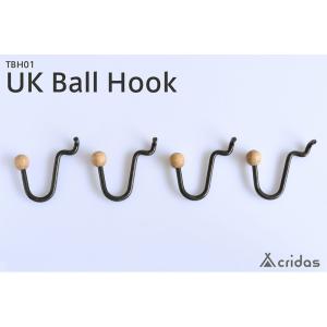 Cridas(クリダス) UK Ball Hook UKボールフック TBH01 国産木材 アウトドア 用品 キャンプ グッズ バーベキュー BBQ｜m-and-agency