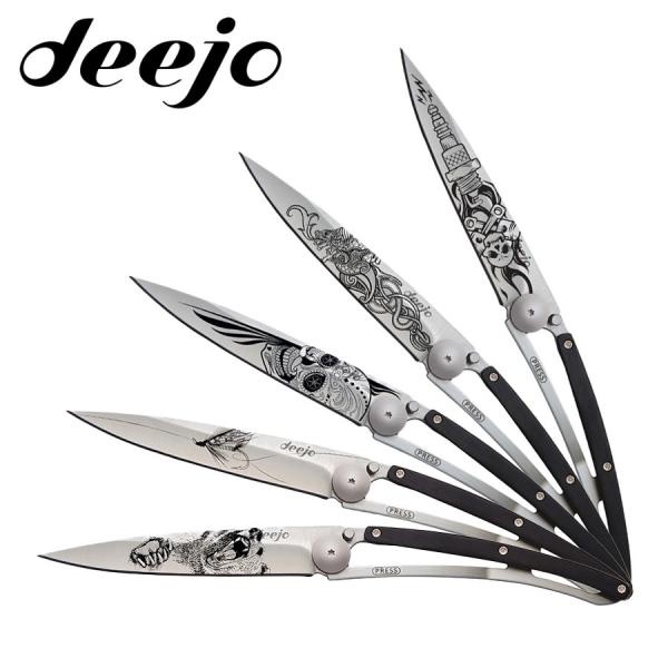 Deejo ディージョ フランス生まれ フォールディングナイフ tatoos 37g 機能性 洗練デ...