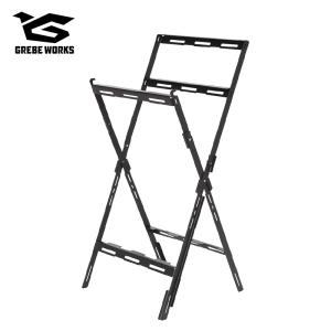 GREBE WORKS グリーブワークス 自在天板 レザー 三脚テーブル 三脚天板