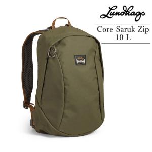 Lundhags 北欧生まれの 高機能 防水 バックパック Core Saruk Zip 10 L 10L 丈夫で軽量 環境にやさしい リサイクル素材 リュック ザック ハイキング｜m-and-agency