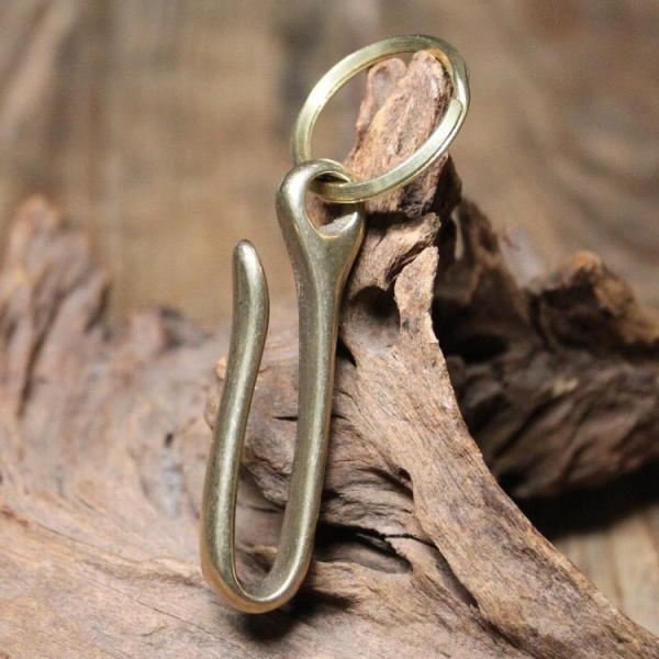 What will be will be 真鍮無垢ベルトフックホルダー ハンドメイド アウトドア
