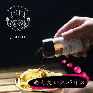 YODELL めんたい味 スパイス 明太子 調味料 BBQ 肉料理 おにぎり パスタ スナック 手軽 アウトドア キャンプ グッズ お手軽 パーティー｜m-and-agency