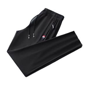 メンズチノパンツ アイスシルク カジュアルパンツ