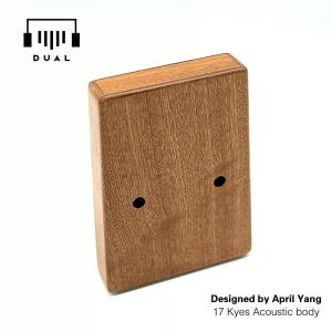 デュアルカリンバ 打楽器 音響ボディ 17キー...の詳細画像1