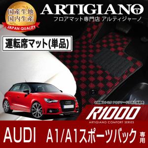 アウディ A1/A1スポーツバック 右ハンドル 運転席用フロアマット 2011年1月〜　R1000｜m-artigiano