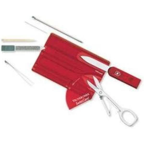 Victorinox Swiss Army SwissCard Translucent Ruby　並...
