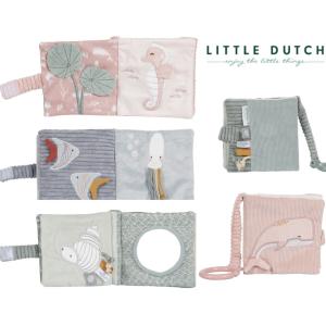 【送料無料】LITTLE DUTCH (リトルダッチ) 布絵本 布のおもちゃ 海の仲間 魚 指先訓練 女の子 男の子 おもちゃ 誕生日 お祝い クリスマス プレゼント 3色 小