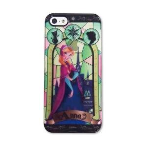 スマホケース Disney ディズニー iPhoneSE 5s 5 SE(第1世代) シェルジャケット ステンドグラス柄 アナ ケース｜m-channel