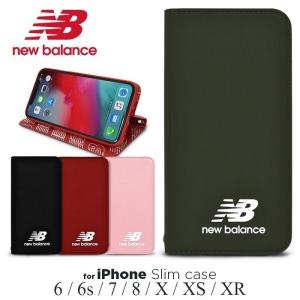 スマホケース 手帳型 ブランド ニューバランス New Balance シンプル 手帳 iPhoneXR XS X ケース セール商品 セール SALE