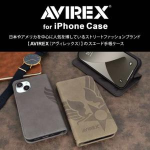 iPhone17 ケース 手帳型 AVIREX...の詳細画像1
