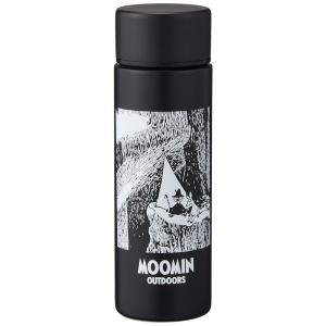 「 MOOMIN (ムーミン) 」 真空 ステンレス ボトル 水筒 ミニ 約140ml OUTDOORS テント 日本製 MM4603-85｜m-choiceplaza