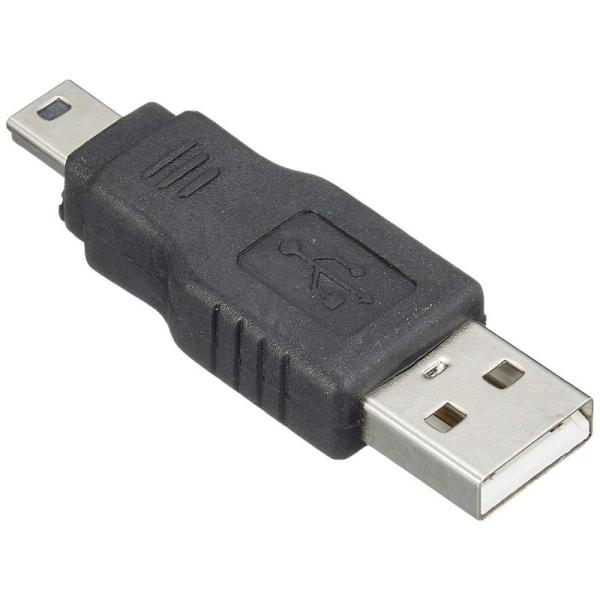 エスエスエーサービス miniUSB 変換コネクタ miniUSB(オス)-USB・A(オス) SU...