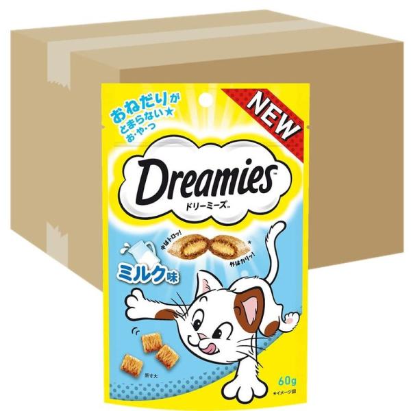 ドリーミーズ 猫用おやつ ミルク味 成猫用 60g×36袋(ケース買い)