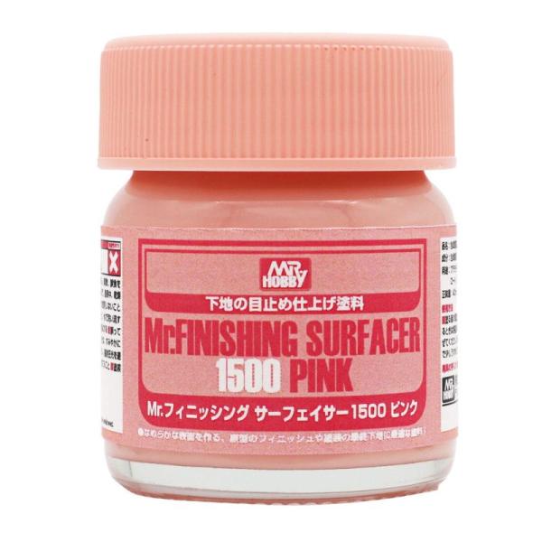 GSIクレオス Mr.フィニッシングサーフェイサー 1500 ピンク 40ml ホビー用仕上材 SF...