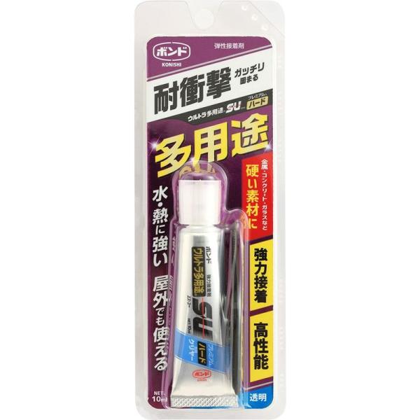 箱売り ボンド ウルトラ多用途SU プレミアムハード クリヤー 10ｍｌ 10本入