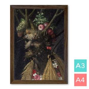 A3/A4ポスター （アルチンボルド) 四季（1950頃） フォトマット紙 インテリア アートポスター 絵画｜m-d-s