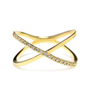 4℃（ヨンドシー） リング K10 ピンクゴールド ホワイトゴールド