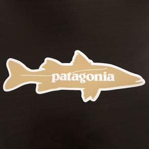 patagonia パタゴニア ステッカー ベージュ snook
