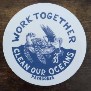 【pa-103】patagonia sticker パタゴニア ステッカー Work Together