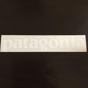 patagonia パタゴニア ステッカー ホワイト カッティング