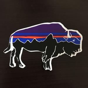 【pa-21】patagonia パタゴニア ステッカー Fitz Roy Bison
