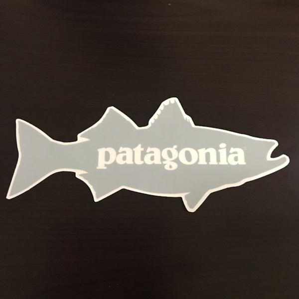 【pa-8】patagonia パタゴニア ステッカー グレー striper