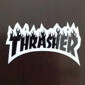 【ST-119】Thrasher Magazine スラッシャー スケートボード ステッカー Fla...