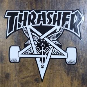 Thrasher Magazine skateboard sticker スラッシャー スケートボード